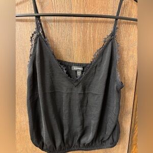 Express Cropped Bubble Top